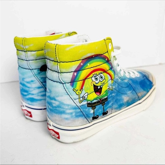 VANS UNISEX SH8-HI SPONGEBOB Men’s 9 Women’s 10.5 Cartoon - Picture 4 of 15